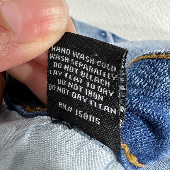 Juny wide leg high waist retro jeans size M - Picture 9 of 11